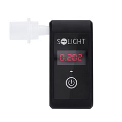 Solight alkohol tester mini, Fuel Cell, 0,0 - 5,0‰ BAC,citlivosť 0,08‰