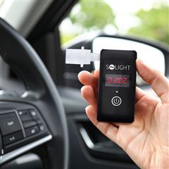 Solight alkohol tester mini, Fuel Cell, 0,0 - 5,0‰ BAC,citlivosť 0,08‰