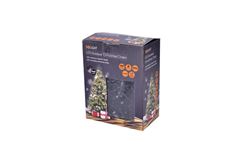 Solight LED vonkajšia vánočná reťaz, 200 LED, 20m, prívod 5m, 8 funkcií, časovač, IP44, viacfarebný