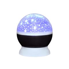 Solight LED  projekčná guľa, multicolor, 9 režimov, otáčanie, USB, 4x AAA