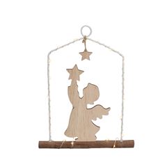 Solight LED závesná dekorácia - anjel, 20x LED, 2xAA