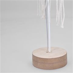 Solight LED vianočná hviezda stolná, pletená, 35x LED, 2x AAA