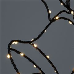 Solight LED vonkajšia dekorácia zvončeky, 100x LED, časovač, 55cm, 3x AA