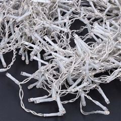 Solight LED vianočné záves, cencúle, 360 LED, 9m x 0,7m, prívod 6m, vonkajšie, teplé biele svetlo