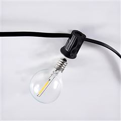 Solight LED vonkajšia reťaz s žiarovkami, 10 žiaroviek, 5m +3m, 500lm, teplá biela