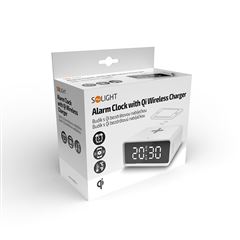 Solight budík s Qi bezdrôtovú nabíjačkou