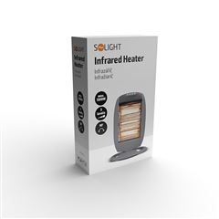 Solight infražiarič - vykurovací výkon 1200 W, 3 nastaviteľné úrovne vykurovania