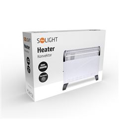 Solight teplovzdušný konvektor 2000W, nastaviteľný termostat