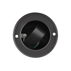 Solight záhradný stĺpik IP44, nerez oceľ, 2 zásuvky, valec, čierny