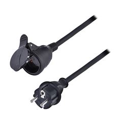 Solight predlžovací prívod 10m, 1 zásuvka IP44, 3 x 2.5mm2, kábel guma-neoprén H07RN-F