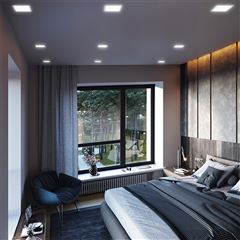 Solight LED mini panel CCT, podhľadový, 6W, 450lm, 3000K, 4000K, 6000K, štvorcový