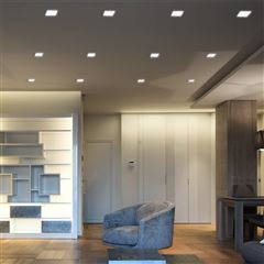 Solight LED mini panel CCT, podhľadový, 6W, 450lm, 3000K, 4000K, 6000K, štvorcový
