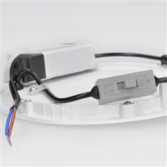 Solight LED mini panel CCT, podhľadový, 6W, 450lm, 3000K, 4000K, 6000K, štvorcový