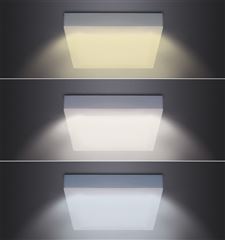 Solight LED mini panel CCT, prisazený, 18W, 1530lm, 3000K, 4000K, 6000K, štvorcový