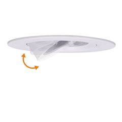 Solight LED podhľadové svietidlo bodové, 9W, 720lm, 3000K, okrúhle, biele