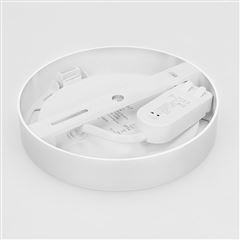 Solight LED mini panel kúpeľňový 2v1, 3CCT, podhľadový / prisadený, 12W, 1020lm, IP54, biela, okrúhly