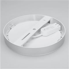 Solight LED mini panel kúpeľňový 2v1, 3CCT, podhľadový / prisadený, 18W, 1530lm, IP54, biela, okrúhly