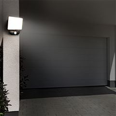 Solight LED reflektor Quick so senzorom, 10W, 850lm, 4000K, IP44, čierny