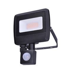 Solight LED reflektor Easy so senzorom, 20W, 1600lm, 4000K, IP44, čierny