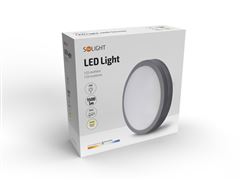 Solight LED vonkajšie osvetlenie Siena, sivé, 20W, 1500lm, 4000K, IP54, 23cm