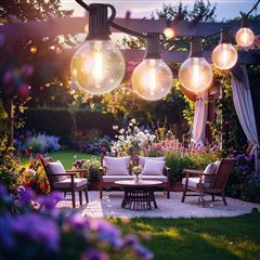 Solight LED vonkajšia reťaz s žiarovkami, 10 žiaroviek, 5m +3m, 500lm, teplá biela