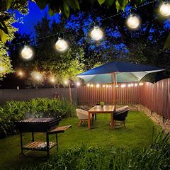 Solight LED vonkajšia reťaz s žiarovkami, 10 žiaroviek, 5m +3m, 500lm, teplá biela
