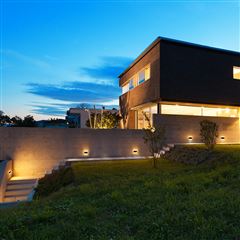 Solight LED vonkajšie nástenné osvetlenie Modena, 12W, 680lm, 120°, čierna