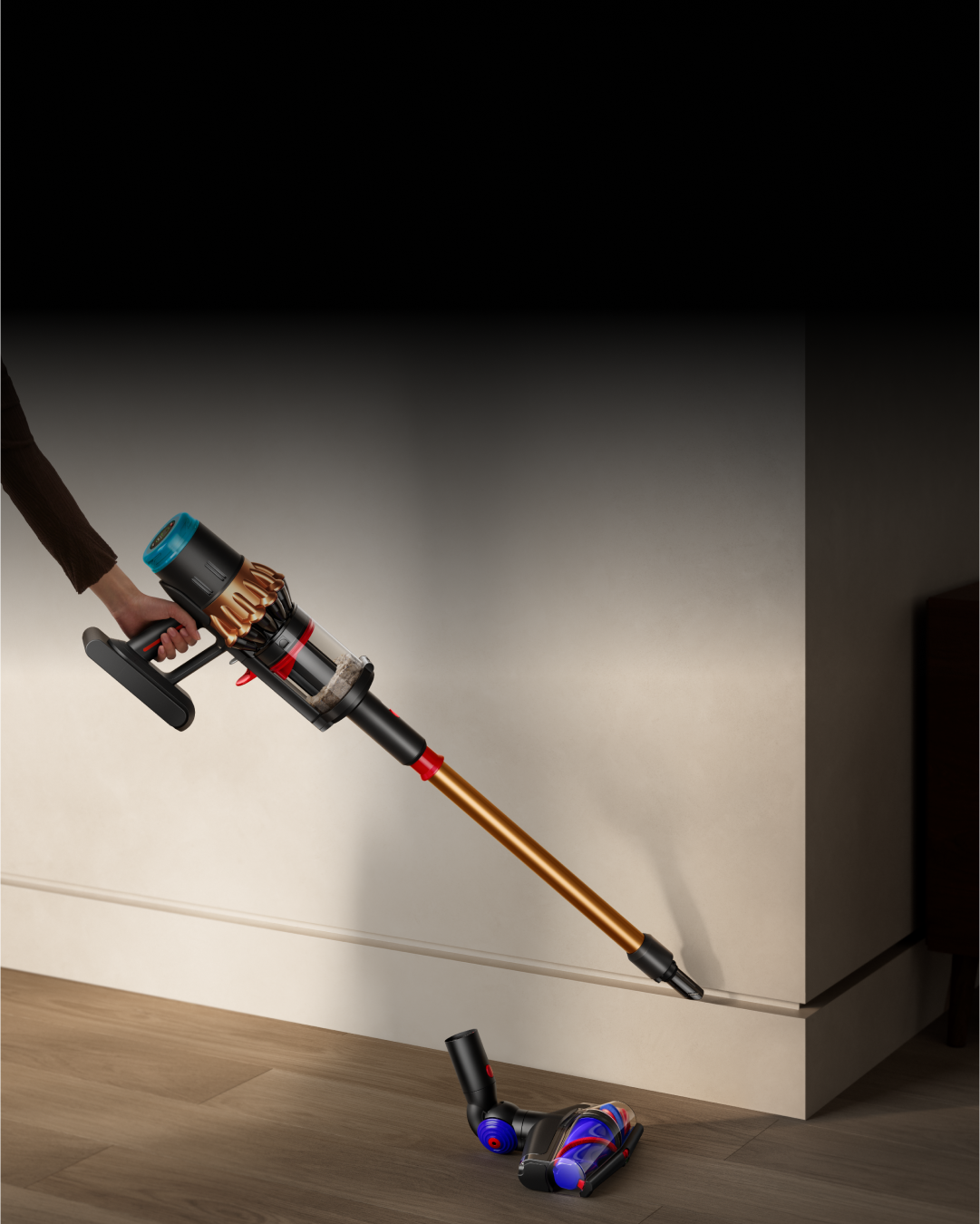 Diaľkové uvoľnenie podlahovej hubice