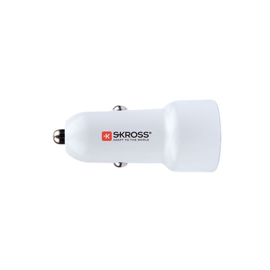 SKROSS USB A+C nabíjací autoadaptér Dual Car Charger, 65W PD