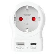 SKROSS cestovný adaptér s USB A+C 20W do Spojených štátov, typ B