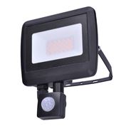 Solight LED reflektor Easy so senzorom, 30W, 2400lm, 4000K, IP44, čierny