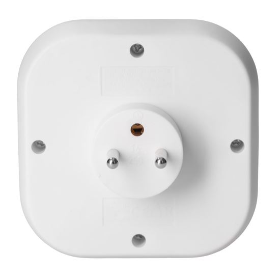 Solight rozbočovač 3x 16A, USB A+C rychlonabíjačka 20W PD, biely