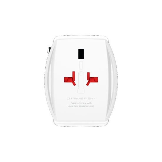SKROSS Cestovný adaptér MUV USB AC30PD, univerzálny, neuzemnený, USB A+C 30W