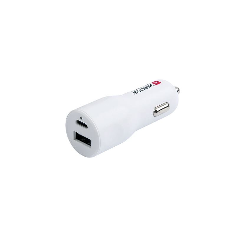 SKROSS A+C USB nabíjací autoadaptér Dual Car Charger 20W PD