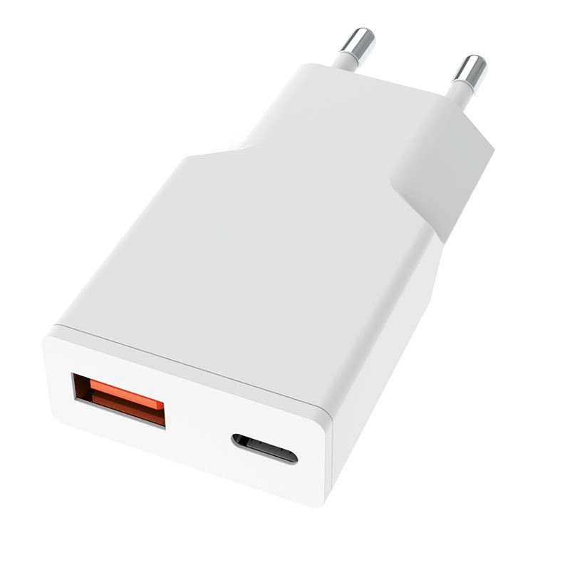 Solight USB A+C 20W fast charger