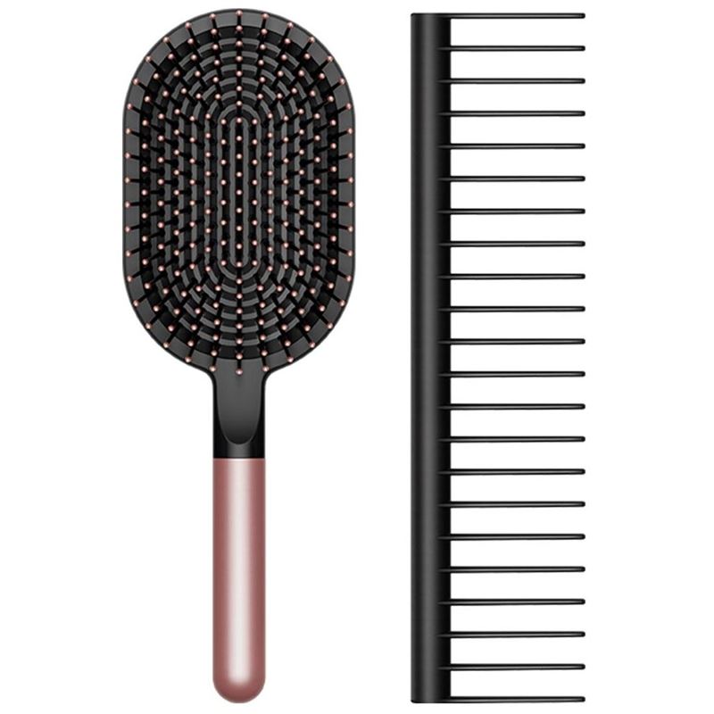 Dyson súprava hrebeň, plochá kefa (rosé/čierna)