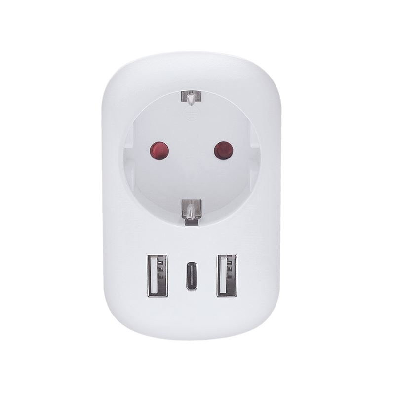 Solight cestovný adaptér s USB do Spojených štátov, typ B