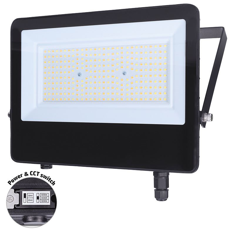 Solight LED reflektor TOP, 100W, max. 14000lm, 3CCT, voliteľný výkon 100/75/50%, IP65, rýchlokonektor