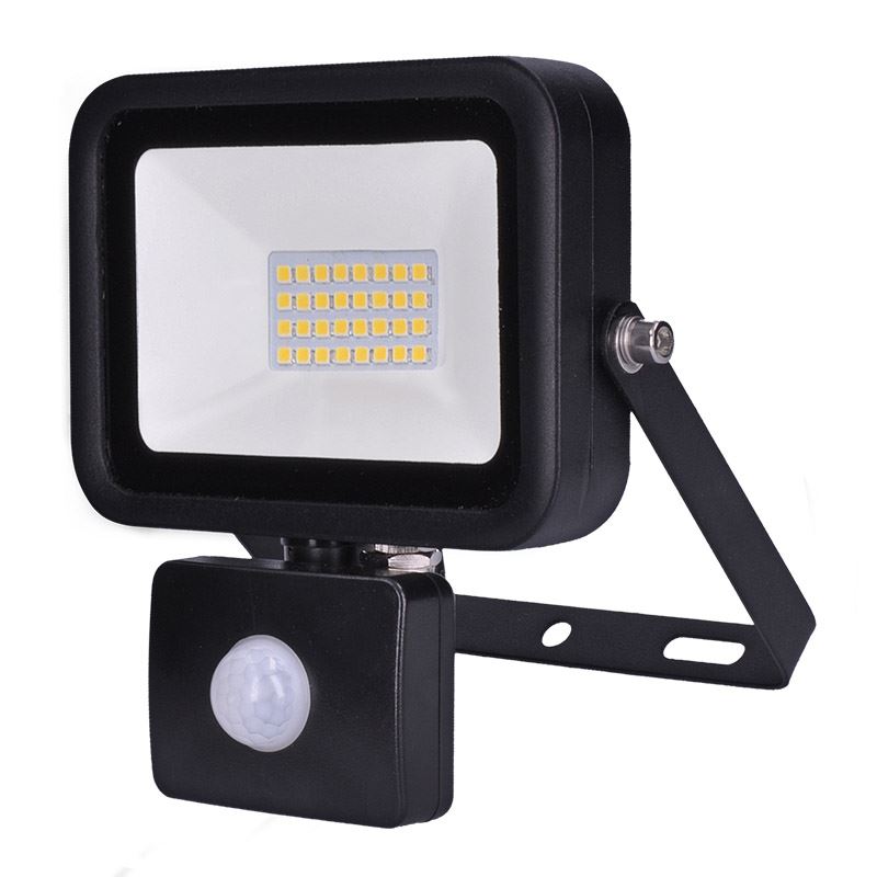 Solight LED reflektor PRO so senzorom, 30W, 2760lm, 5000K, IP44
