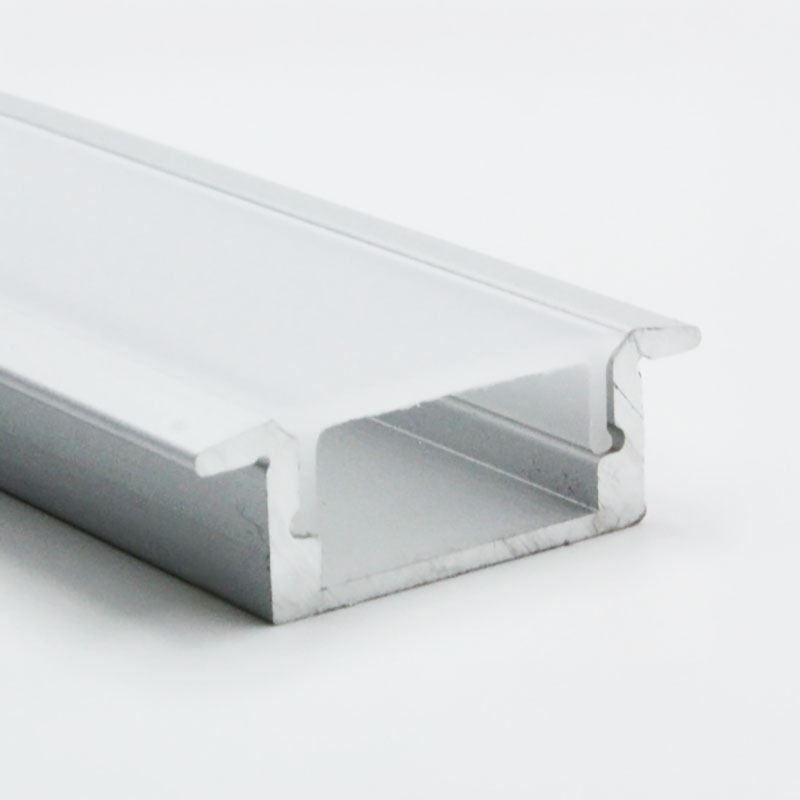 Solight hliníková lišta s bočnicami pre LED pásiky, 22x17x8mm, mliečny difúzor, 1m