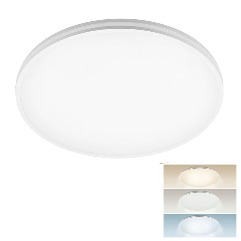 Solight LED osvetlenie Corato s nastaviteľnou wattážou a CCT, IP54, 16-24-32W, max. 3200lm, 3CCT, 38cm